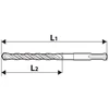 Wiertło SDS Plus betono grąžtas, 4 x 110 mm, S4, quatro