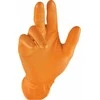 Vienkartinės nitrilinės pirštinės Grippaz 246OR, 50 vnt dėžėje, 0,15mm storis, oranžinės, 9/L