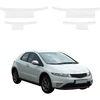 GrizzGlass Balta techninė danga HeavyDuty Baltas ant slenksčių, skirta Honda Civic 8 Hatchback 5D (2009-2011) [4w1] (GRZ21359)