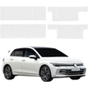 GrizzGlass balta techninė danga HeavyDuty Baltas visiems slenksčiams, skirta Volkswagen Golf 8 Hatchback (2024-2026) [4w1] (GRZ21675)