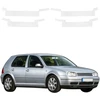 GrizzGlass Balta techninė danga HeavyDuty Baltas slenksčiams, skirtiems Volkswagen Golf 4 Hatchback 5D (1997-2003) [4w1] (GRZ21820)