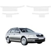 GrizzGlass Balta techninė danga HeavyDuty Baltas slenksčiams, skirti Skoda Octavia 2 Combi (2004-2008) [4w1] (GRZ21468)