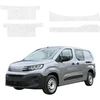 GrizzGlass Balta techninė danga HeavyDuty Baltas ant slenksčių, skirtų Peugeot Partner (2018-2026) [4w1] (GRZ22676)