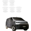 GrizzGlass Balta techninė danga HeavyDuty Baltas po rankenomis, skirta Fiat Scudo (2024-2026) [5 vnt. 1 rinkinys]