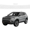 GrizzGlass Balta techninė danga HeavyDuty Baltas bagažinės slenksčiui, skirtam Jeep Compass (2020-2024) [2w1] (GRZ21522)