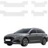 GrizzGlass bespalvė techninė HeavyDuty Clear danga slenksčiams, skirtiems Hyundai i30 Wagon (2020-2026) [4in1] (GRZ21071)