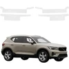 GrizzGlass Bespalvė techninė danga HeavyDuty Clear ant slenksčių, skirtų Volvo XC40 (2022-2026) [4w1] (GRZ21208)
