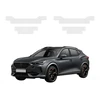 GrizzGlass Bespalvė techninė danga HeavyDuty Clear ant slenksčių, skirtų Cupra Formentor (2020-2024) [4w1] (GRZ20623)
