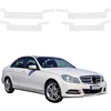 GrizzGlass Bespalvė techninė danga HeavyDuty Clear ant slenksčių skirtų Mercedes Benz C Klasė W204 Sedan Facelifting (2011-2014) [4w1] (GRZ21005)