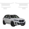 GrizzGlass bespalvė techninė danga HeavyDuty Clear slenksčiams, skirtiems BMW X5 G05 (2023-2026) [4w1] (GRZ20647)