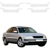 GrizzGlass Bespalvė techninė danga HeavyDuty Clear slenksčiams, skirtiems Volkswagen Passat B5 Sedan (1996-2000) [4w1] (GRZ21074)