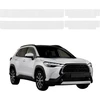 GrizzGlass bespalvė techninė danga HeavyDuty Clear ant slenksčių, skirta Toyota Corolla Cross (2022-2026) [4w1] (GRZ21079)