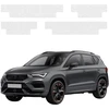 GrizzGlass Bespalvė techninė danga HeavyDuty Clear ant slenksčių, skirtų Cupra Ateca (2020-2026) [4w1] (GRZ20735)