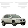 GrizzGlass Bespalvė techninė danga HeavyDuty Clear slenksčiams, skirtiems Volkswagen Tiguan 5D (2007-2011) [4w1] (GRZ20852)