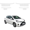 GrizzGlass Bespalvė techninė danga HeavyDuty Clear slenkščiams, skirtiems Toyota Yaris (2011-2016) [4w1] (GRZ21237)
