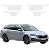 GrizzGlass bespalvė techninė HeavyDuty Clear danga slenksčiams, skirta Skoda Octavia 4 Kombi (2019-2024) [4w1] (GRZ21093)