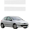 GrizzGlass Bespalvė techninė danga HeavyDuty Clear ant slenksčių, skirta Peugeot 206 (1998-2009) [2w1] (GRZ20853)
