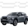 GrizzGlass Bespalvė techninė danga HeavyDuty Clear ant slenksčių, skirta Nissan X-Trail Facelift (2024-2026) [4w1] (GRZ20708)