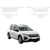GrizzGlass Bespalvė techninė danga HeavyDuty Clear slenksčiams be išpjovų, skirta Dacia Jogger (2022-2026) [4w1] (GRZ20797)