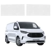 GrizzGlass Bespalvė techninė danga HeavyDuty Clear priekiniams slenksčiams, skirtiems Ford Transit Custom (2022-2026) [2w1] (GRZ22011)