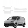 GrizzGlass Bespalvė techninė danga HeavyDuty Clear ant slenksčių su įėjimais, skirta Fiat Doblo Cargo (2018-2026) [4w1] (GRZ22673)