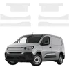 GrizzGlass bespalvė techninė danga HeavyDuty Clear ant slenksčių, skirta Fiat Doblo Cargo (2018-2026) [6w1] (GRZ22566)