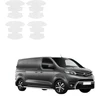 GrizzGlass Bespalvė techninė danga HeavyDuty Clear po rankenomis, skirta Toyota Proace (2024-2026) [4w1] (GRZ22374)