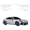GrizzGlass Bespalvė techninė danga HeavyDuty Clear ant slenksčių, skirta Porsche Panamera 2 (2016-2024) [4w1] (GRZ21075)