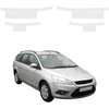 GrizzGlass Bespalvė techninė danga HeavyDuty Clear ant slenksčių, skirtų Ford Focus Mk2 Kombi Facelifting (2007-2011) [4w1] (GRZ20811)