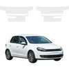 GrizzGlass bespalvė techninė danga HeavyDuty Clear ant slenksčių, skirta Volkswagen Golf 6 Hatchback 5D (2008-2013) [4w1] (GRZ21135)