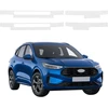 GrizzGlass Bespalvė techninė danga HeavyDuty Clear ant slenksčių, skirtas Ford Kuga ST-Line X Facelift (2024-2026) [4w1] (GRZ20909)