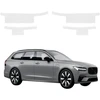 GrizzGlass Bespalvė techninė danga HeavyDuty Clear slenkščiams skirtiems Volvo V90 (2021-2026) [4w1] (GRZ21270)