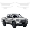 GrizzGlass Bespalvė techninė danga HeavyDuty Clear ant slenksčių, skirta JAC T8 Plus (2025-2026) [4w1] (GRZ22360)