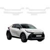 GrizzGlass Bespalvė techninė danga HeavyDuty Clear slenksčiams, skirti Toyota C-HR (2023-2026) [4w1] (GRZ21213)