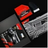 GrizzGlass plėvelė salonui PianoSkin Carbon Glossy, skirta MG HS Hybrid (2024-2026) [4w1] (GRZ22848)