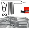 GrizzGlass plėvelė vidaus apdailai PianoSkin Juodas Matte, skirta Skoda Octavia 4 13'' Facelift (2024-2026) [11w1] (GRZ19722)