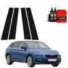 "GrizzGlass" anglinio pluošto plėvelė stulpams "BodyShield" skirtas "Skoda Scala" (2019-2023) [4w1]