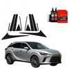 GrizzGlass Karboninė plėvelė ant stulpų BodyShield, skirta Lexus RX 350h (2022-2025) [12w1]