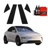 GrizzGlass Karboninė plėvelė statramsčiams GrizzGlass BodyShield, skirta Tesla Model Y Juniper (2024-2025) [4w1]