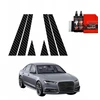 GrizzGlass Karboninė plėvelė stulpams GrizzGlass BodyShield, skirta Audi A6 C7 Sedan (2011-2014) [6w1]