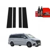 GrizzGlass karboninė plėvelė stulpams GrizzGlass BodyShield, skirta Mercedes V klasė (2025-2026) [4w1]
