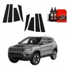 GrizzGlass Karboninė plėvelė ant stulpelių BodyShield, skirta Jeep Compass (2020-2024) [8w1]