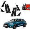 GrizzGlass Karboninė plėvelė ant statramsčių BodyShield, skirta Audi A3 8Y Sportback (2020-2023) [8w1]