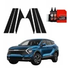 GrizzGlass Karboninė plėvelė ant statramsčių BodyShield, skirta Kia Sportage 5 (2021-2025) [6w1]