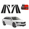 GrizzGlass Karboninė plėvelė ant stulpelių BodyShield, skirta Skoda Superb 3 Combi (2015-2019) [8w1]