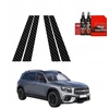 GrizzGlass Karboninė plėvelė ant stulpelių BodyShield skirtas Mercedes GLB 200 (2023-2026) [4w1]