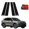 GrizzGlass Karboninė plėvelė stovams BodyShield, skirta Volkswagen VW Tiguan 3 (2024-2025) [4w1]