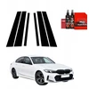 GrizzGlass Plėvelė ant statramsčių BodyShield Juodas, skirta BMW 3 G20 Sedan (2022-2026) [6w1]