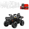GrizzGlass Apsauginė plėvelė BodyShield, skirta CFMOTO CFORCE 1000 Touring [20w1]