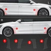 GrizzGlass Apsauginė plėvelė ant purvasaugių BodyShield, skirta Skoda Superb 3 Combi (2015-2019) [4w1]